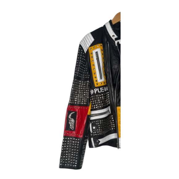 Hand Crafted Multi Color Silver Studded Genuine Leather ..., $470* - Picture 4 of 4